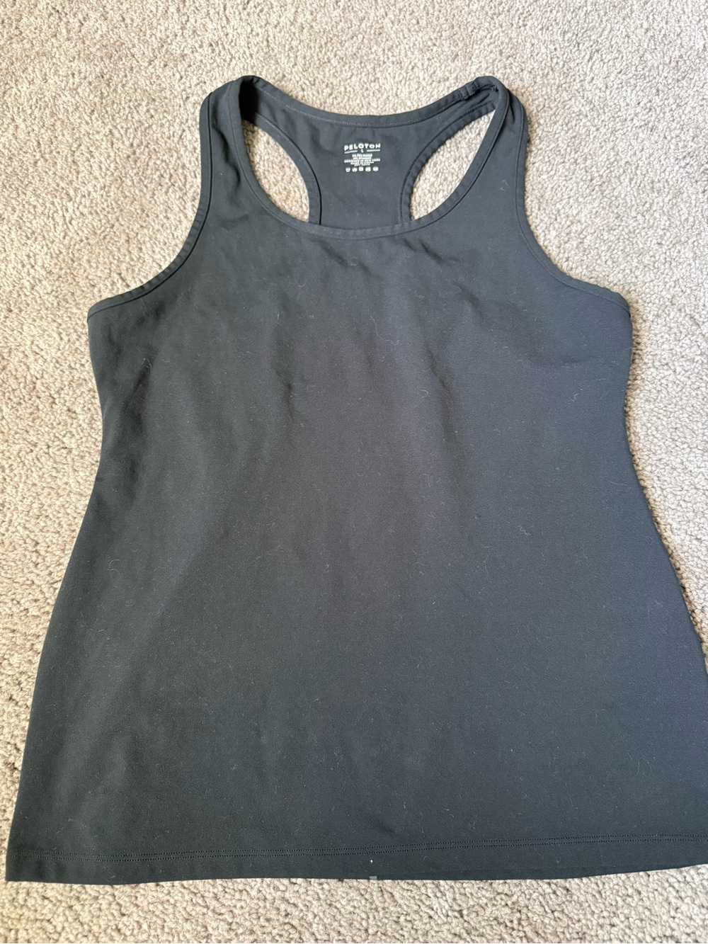 Black peloton Tank Top - Active Comfort - Picture 2 of 7